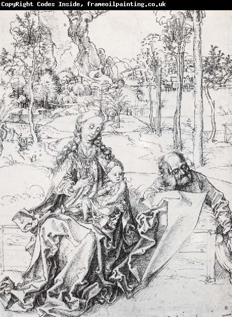 Albrecht Durer The Holy Family in a landscape